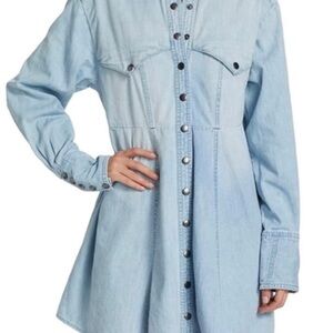 We The Free Blue  denim Dress XS